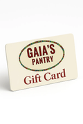 Gaia's Pantry gift card on a white background