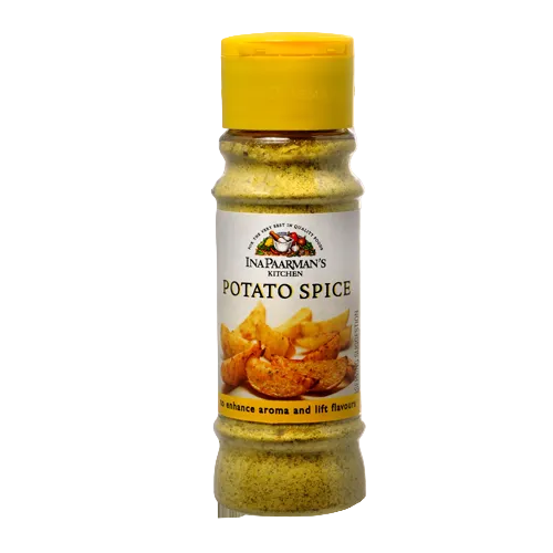Ina Paarman Potato Seasoning bottle, premium South African spice blend for potatoes and meals