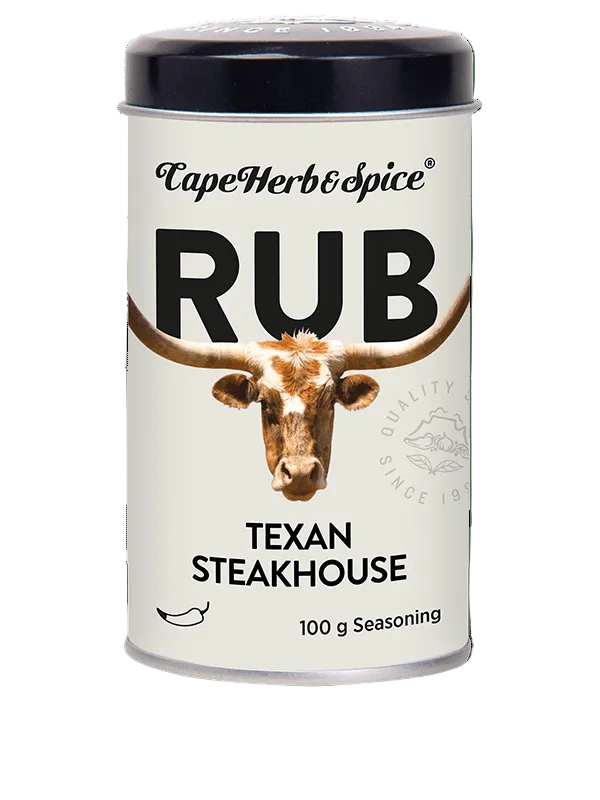 Texan-style steakhouse seasoning rub from Gaia's Pantry